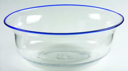 Brook Garden Blue 11" Round Bowl