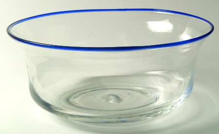 Brook Garden Blue 11" Round Bowl