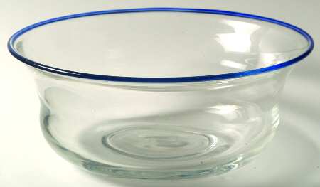 Brook Garden Blue 10" Round Bowl