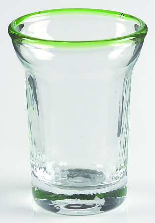 Brook Garden Green Flat Juice Glass