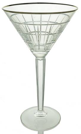Monaco Platinum Martini Glass