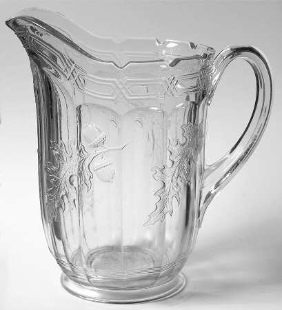 Panelled Oak 48 Oz Pitcher