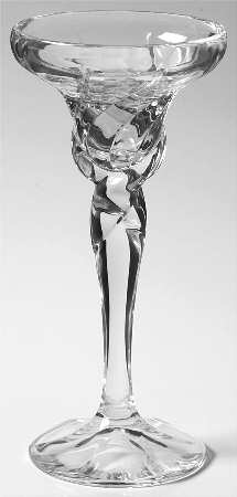 Rhythm Clear (Giftware) 7" Single Light Candlestick