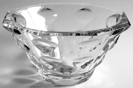 Serpentine Collection 9" Hexagonal Bowl