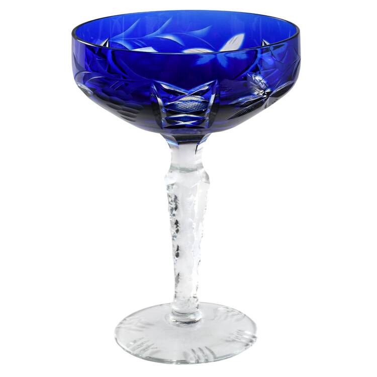 LA15 (3 Cut Foot) Cobalt Champagne/Tall Sherbet