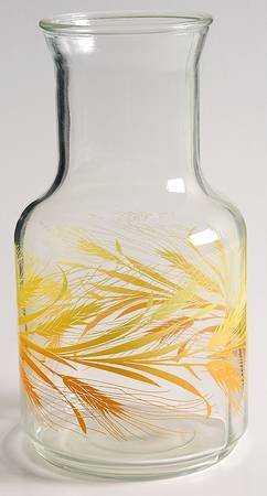 Wheat (Decal Decoration) Open Carafe