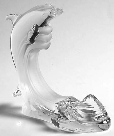 Crystal Dolphin Votive Candleholder