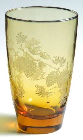 Golden Pine Platinum by Libbey Glass Company