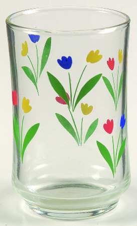 Jubilee (Tulips) Flat Juice Glass
