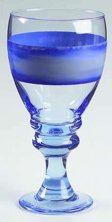Nova Blue Water Goblet