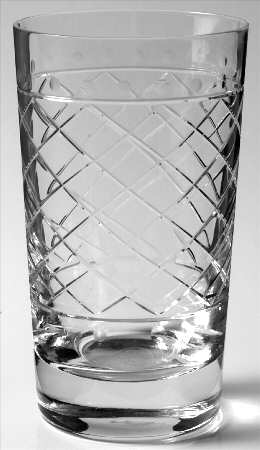 Silk Ribbon Highball Glass