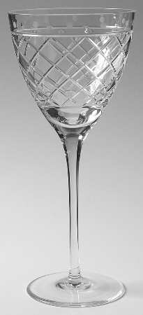 Silk Ribbon Wine Glass