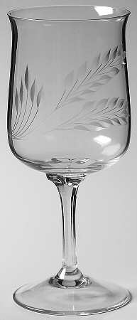 Wheat (Greay Cut No Trim) Water Goblet
