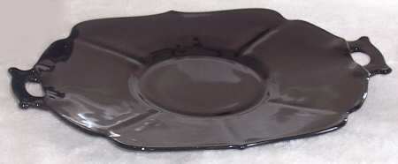 Hazen Black Handled Cake Plate