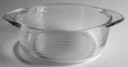 Hoops 2 Quart Round Covered Casserole, No Lid