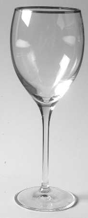 Timeless Platinum Wine Glass by Lenox