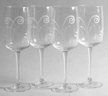 Spyro (All Crystal) Water Goblet - Set of 4