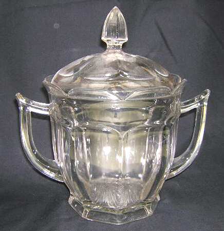 450 Clear Sugar Bowl & Lid