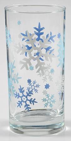 Clearly Winter 12 Oz Flat Tumbler