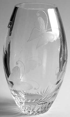 Butterfly (Giftware) 9" Flower Vase