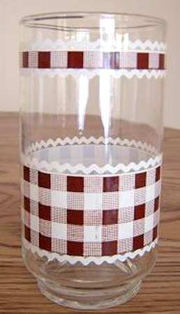 Gingham Coaster by Libbey Glass Company