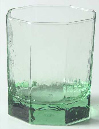 Facets Green by Libbey Glass Company