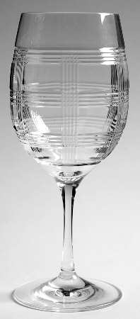 Glen Plaid Wine Glass