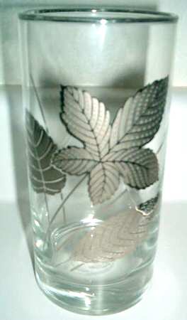 Platinum Leaves 16 Oz Flat Tumbler