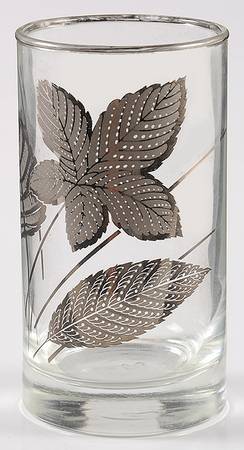 Platinum Leaves 10 Oz Flat Tumbler