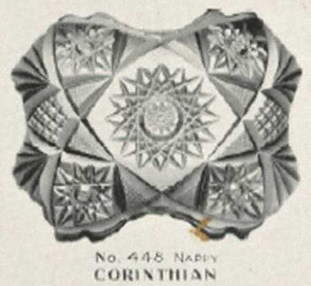 Corinthian Small Rectangular Nappy