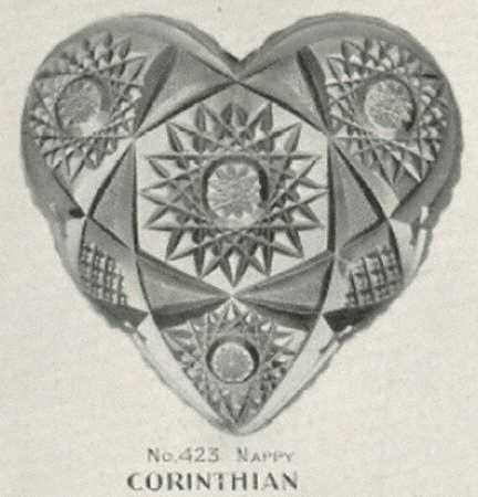 Corinthian Heart Shape Nappy