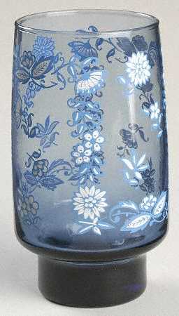 Blue Onion by Libbey Glass Company