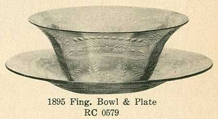 Cut 0579 (Line #5300) Finger Bowl & Underplate