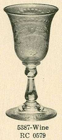 Cut 0579 (Line #5300) Wine Glass