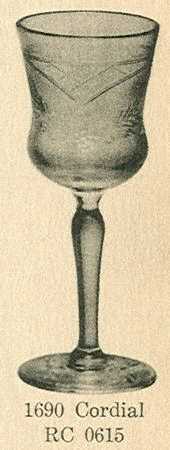 Cut 0615 Cordial Glass