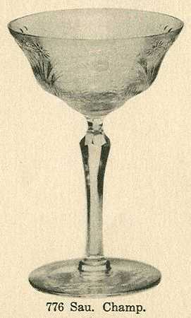 Cut 0579 (Line #700) Champagne/Tall Sherbet