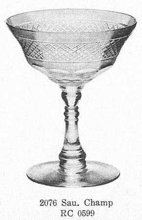 Cut 0599 Champagne/Tall Sherbet