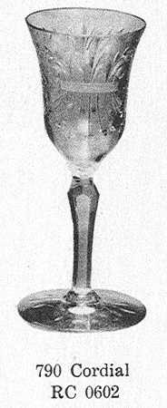 Cut 0602 Cordial Glass