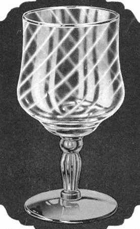 Floridian Clear (Venetian Optic) by Libbey Glass Company