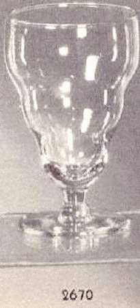 Governor Clinton Clear Low Water Goblet