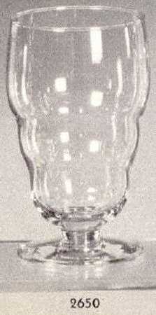 Governor Clinton Clear 12 Oz Footed Tumbler