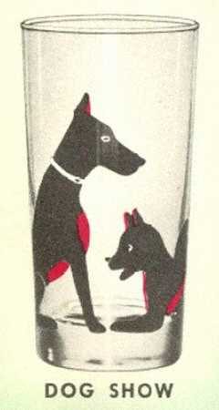 Dog Show by Libbey Glass Company