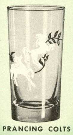Prancing Colts Flat Tumbler