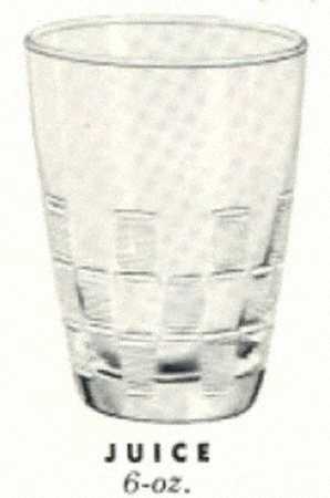 Basket Weave Juice Glass