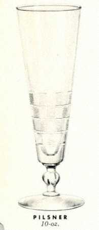 Basket Weave Pilsner Glass