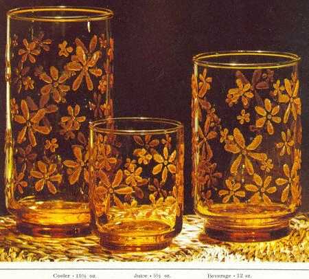 Gold Bouquet by Libbey Glass Company