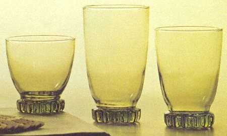 Sonnet Olive Green by Libbey Glass Company