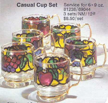 Stained Glass Coffee Cup with Metal Handle