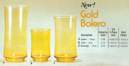 Bolero Gold Cooler