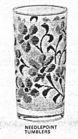 Needlepoint by Libbey Glass Company
